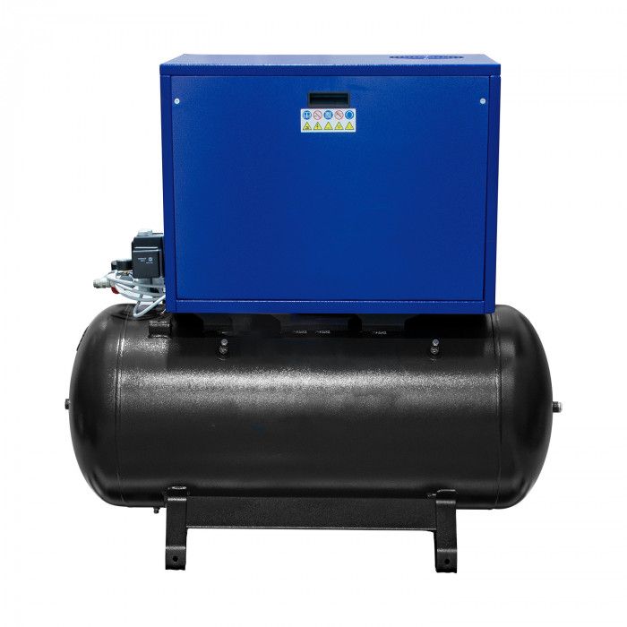 Cichy kompresor dwutłokowy APZ 500-200 10 bar 4 KM/3 kW 378 l/min 200 l