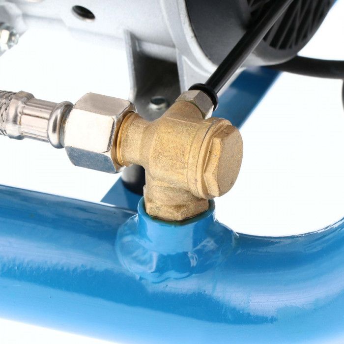 Mały kompresor bezolejowy dwutłokowy LMO 4-170 10 bar 1.5 KM/1.1 kW 90 l/min 4 l cichy