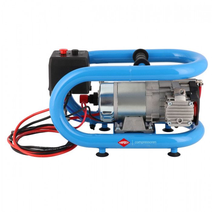 Mały kompresor samochodowy 12V LMO 3-190 8 bar 0.7 KM/0.5 kW 152 l/min 3 l bezolejowy dwutłokowy