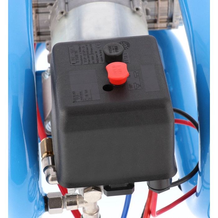 Mały kompresor samochodowy 12V LMO 3-190 8 bar 0.7 KM/0.5 kW 152 l/min 3 l bezolejowy dwutłokowy