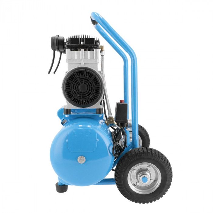 Cichy kompresor bezolejowy dwutłokowy LMO 25-250 8 bar 2 KM/1.5 kW 150 l/min 24 l