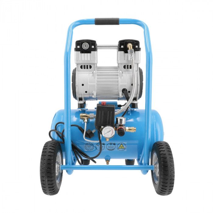 Cichy kompresor bezolejowy dwutłokowy LMO 25-250 8 bar 2 KM/1.5 kW 150 l/min 24 l