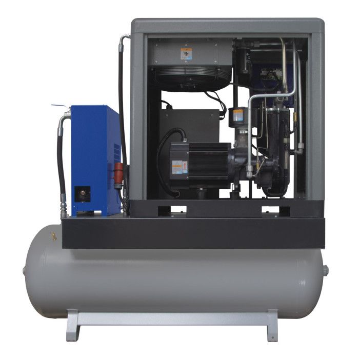 Kompresor śrubowy APS 15 IVR Combi Dry X G2 10 bar 15 KM/11 kW 630-1680 l/min 500 l