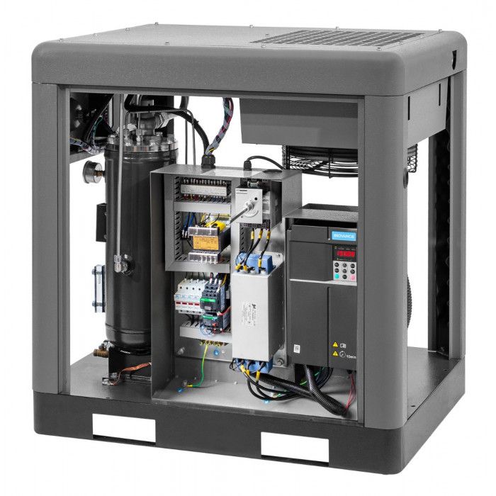 Kompresor śrubowy APS 10 IVR X 10 bar 10 KM/7.5 kW 270-1020 l/min
