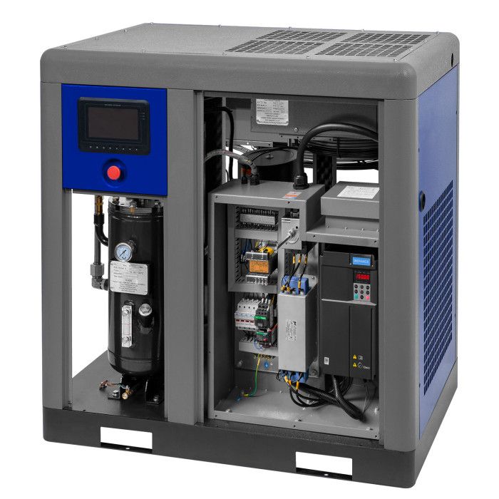 Kompresor śrubowy APS 15 IVR X 10 bar 15 KM/11 kW 380-1500 l/min