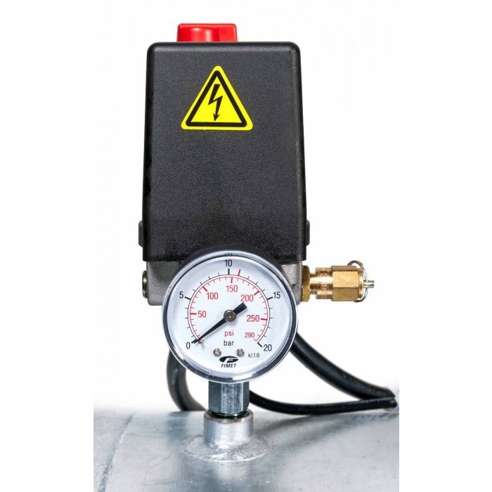 Kompresor dwutłokowy G 1500-500 Pro 11 bar 10 KM/7.5 kW 400V 747 l/min 500 l galwanizowany