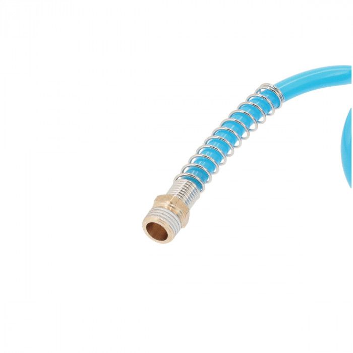 Wąż spiralny 8mm x 5mm - 10m zakuty w szybkozłącze uniwersalne EURO/ORION