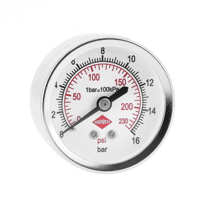 Manometr 50 mm 1/4" 0-16 bar - przyłącze tylne