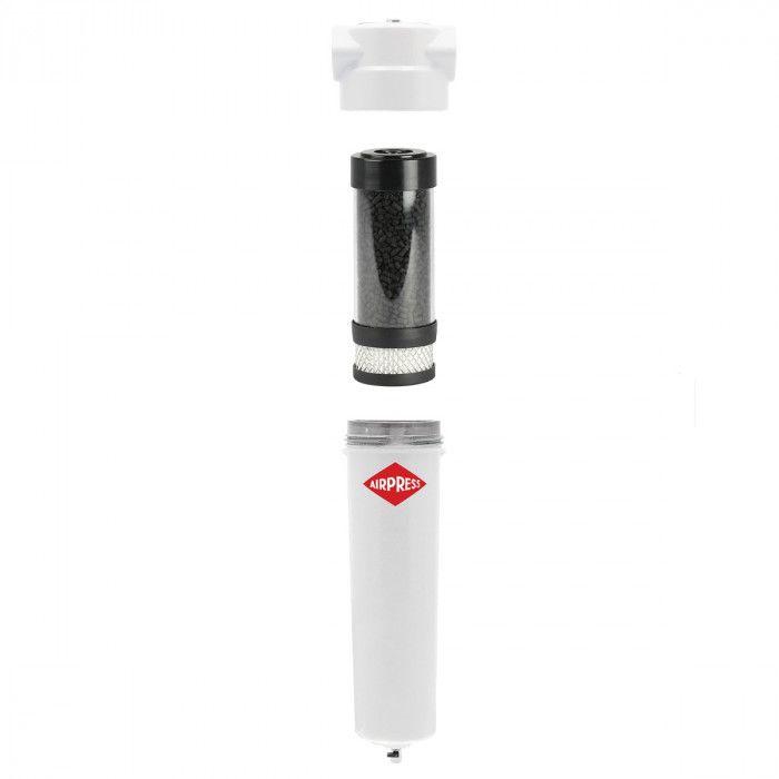 Filtr sprężonego powietrza adsorpcyjny z węglem aktywnym A2 F047 1 1/2" 8500 l/min 0.01 μm <0.005 mg/m³ - końcowy