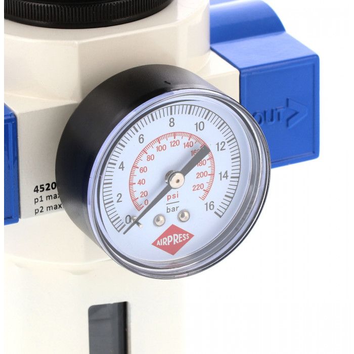 Profesjonalny filtr powietrza z reduktorem 1/4" 15 bar