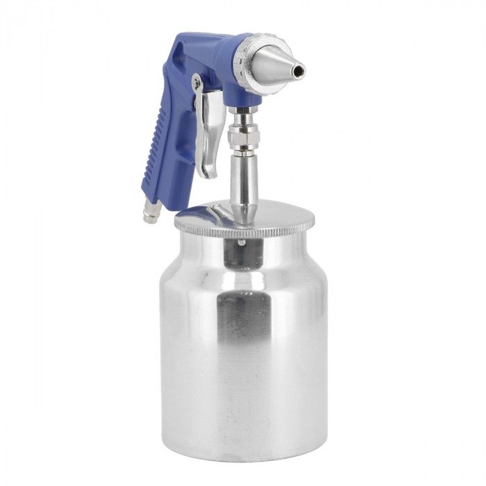 Pistolet do piaskowania 1/4" 6-8 bar 250-300 l/min ze zbiornikiem 1l