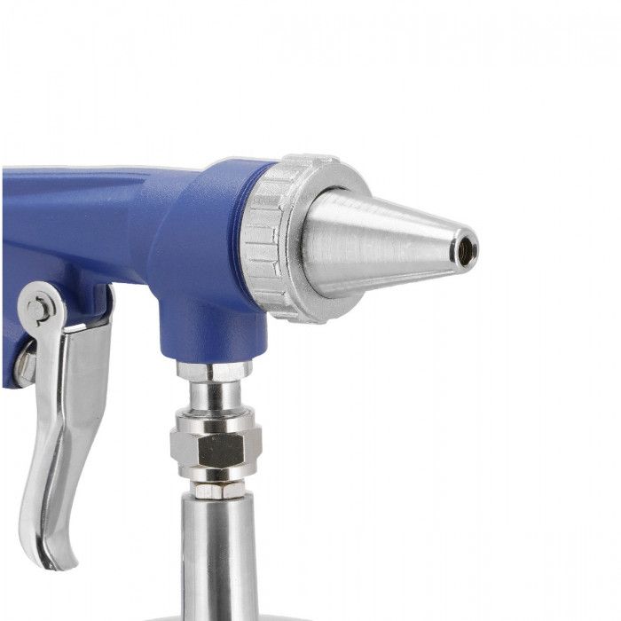 Pistolet do piaskowania 1/4" 6-8 bar 250-300 l/min ze zbiornikiem 1l