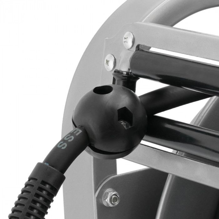 Wąż pneumatyczny na bębnie automatyczny podłogowy 1/4" 30 m 8 x 14 mm 20 bar