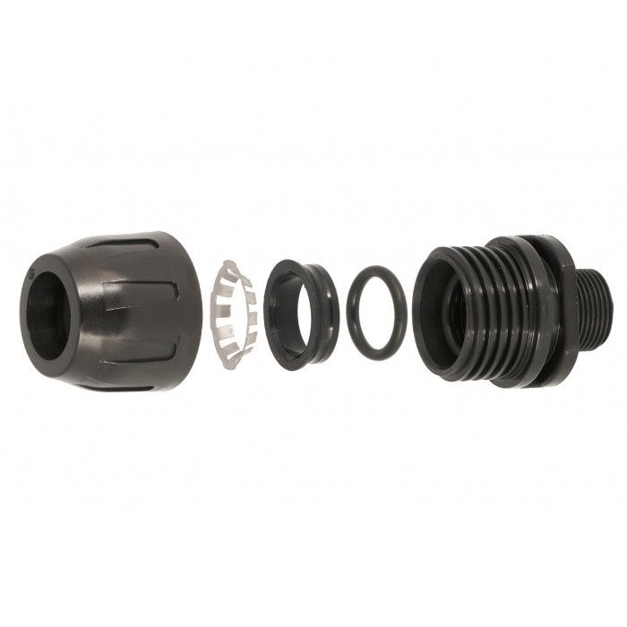 Coupling 40 mm x 1" male