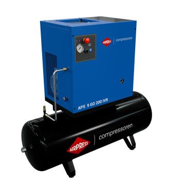 Kompresor śrubowy APS 9 GO 200 Combi IVR 10 KM / 7.5 kW 10 bar 848 l/min 200 l