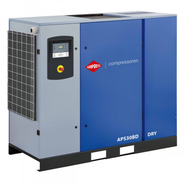 Kompresor śrubowy APS 30BD Dry 10 bar 30 KM/22 kW 3320 l/min