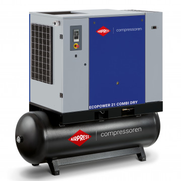 Kompresor śrubowy EcoPower 20B Combi Dry 10 bar 20 KM/15 kW 2310 l/min 500 l 