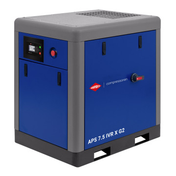 Kompresor śrubowy APS 7.5 IVR X G2 10 bar 7.5 KM/5.5 kW 290-790 l/min