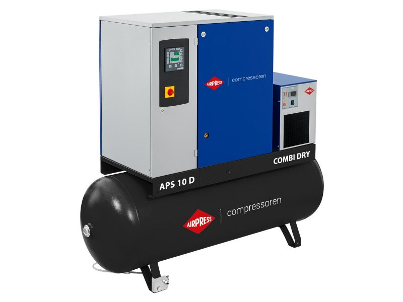 Kompresor śrubowy APS 10D Combi Dry 10 bar 10 KM/7.5 kW 1000 l/min 500 l