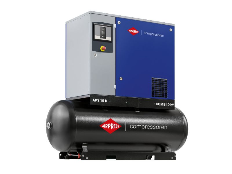 Kompresor śrubowy APS 15D Combi Dry G3 10 bar 15 KM/11 kW 1550 l/min 500 l