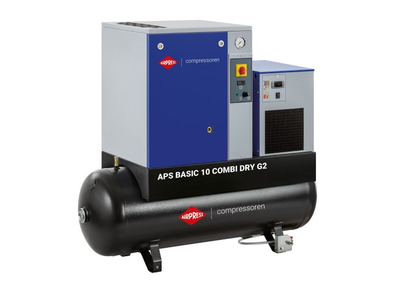 Kompresor śrubowy APS 10 Basic G2 Combi Dry 10 bar 10 KM/7.5 kW 984 l/min