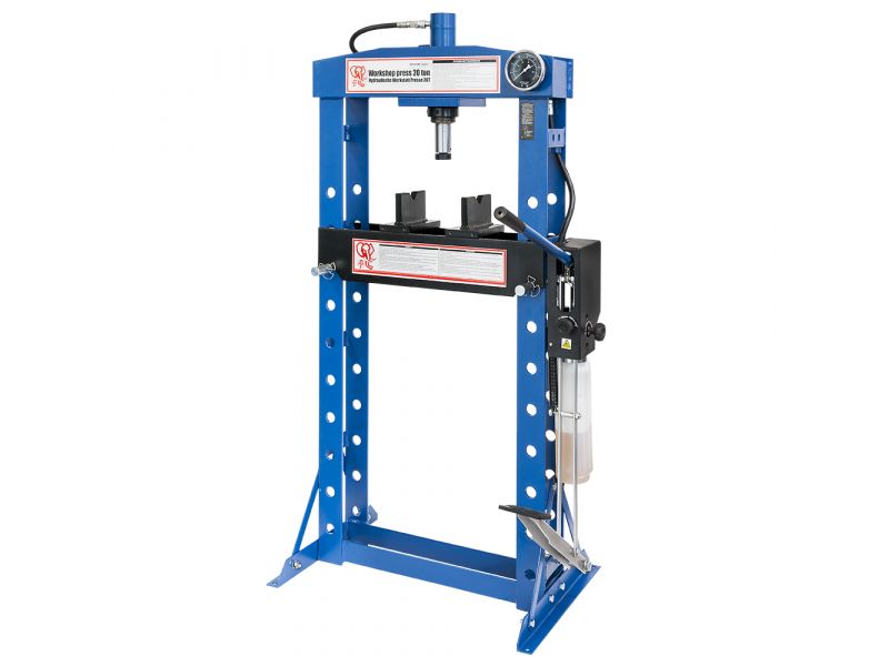 Prasa hydrauliczna 20T z dodatkowym pedałem 190 mm