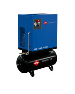 Kompresor śrubowy APS 5.5 GO 100 Combi IVR  5.5 KM / 4 kW 10 bar 498 l/min 100 l