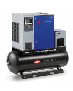 Kompresor śrubowy EcoPower Premium 25 Combi Dry PM IVR 13 bar 25 KM/18.5 kW 2388 - 3503 l/min 500 l