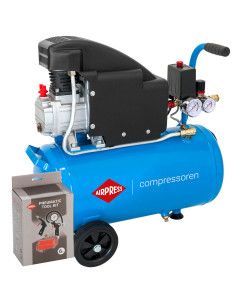 Kompresor HL 150-24 + zestaw akcesoriów pneumatycznych