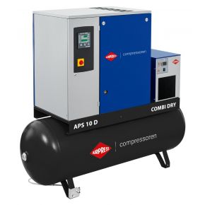 Kompresor śrubowy APS 10D Combi Dry 8 bar 10 KM/7.5 kW 1152 l/min 500 l