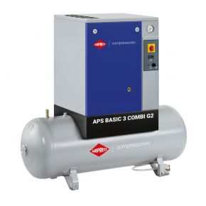 Kompresor śrubowy APS 3 Basic G2 Combi 10 bar 3 KM/2.2 kW 294 l/min 200 l