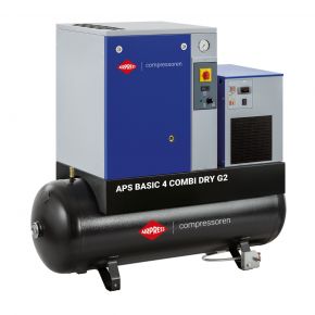 Kompresor śrubowy APS 4 Basic G2 Combi Dry 10 bar 4 KM/3 kW 366 l/min 200 l