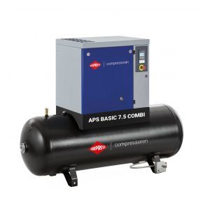 Kompresor śrubowy APS 7.5 Basic Combi 8 bar 7.5 KM/5.5 kW 846 l/min 500 l