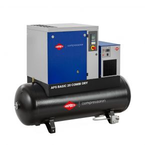 Kompresor śrubowy APS 20 Basic Combi Dry 8 bar 20 KM/15 kW 1860 l/min 500 l