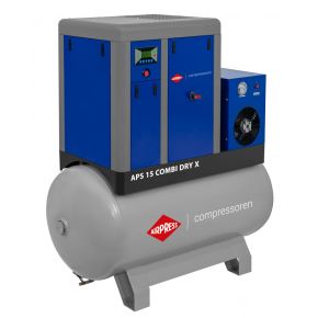 Kompresor śrubowy APS 15 Combi Dry X 10 bar 15 KM/11 kW 1410 l/min 500 l