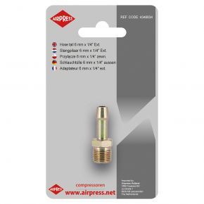 Przyłącze na wąż 6 mm x 1/4" GZ