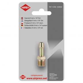 Przyłącze na wąż 8 mm x 1/4" GZ