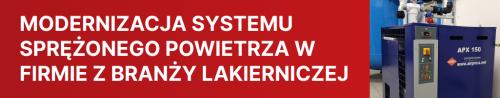 Efektywna modernizacja systemu sprężonego powietrza w firmie z branży lakierniczej