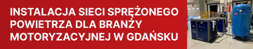 Sieć dystrybucji sprężonego powietrza w sektorze motoryzacyjnym w Gdańsku