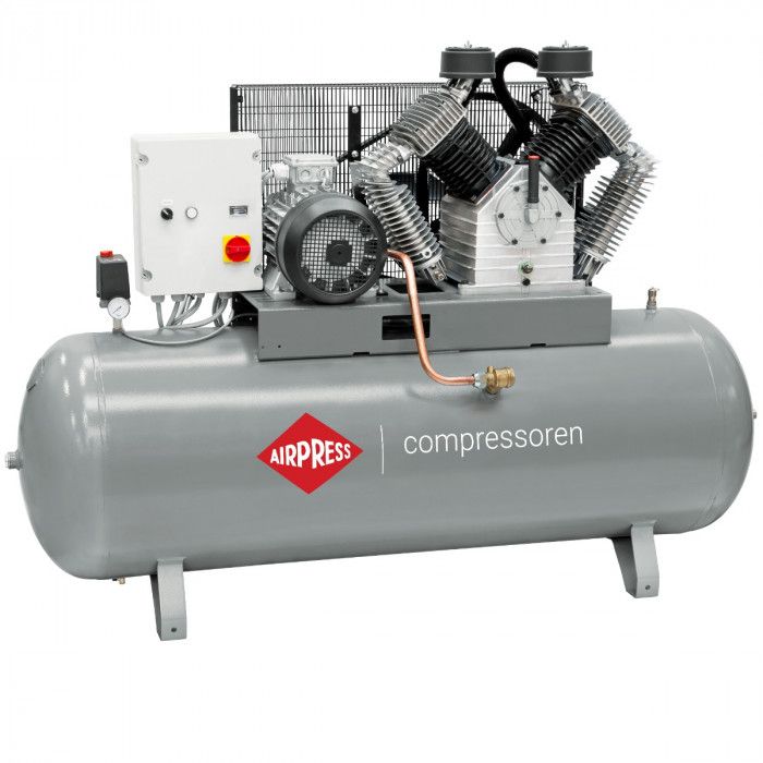 Kompresor HK 2000-500 SD Pro 11 bar 15 KM/11 kW 400V 1272 l/min 500 l - połączenie gwiazda-trójkąt